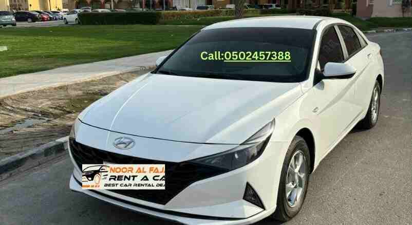 Toyota Corolla 2024 profile front view available for Dubai car rental