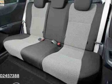 Toyota Yaris 2023 interior seat view available for Dubai car rental