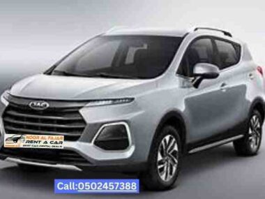 Rent JAC S3 2024 front view in Dubai